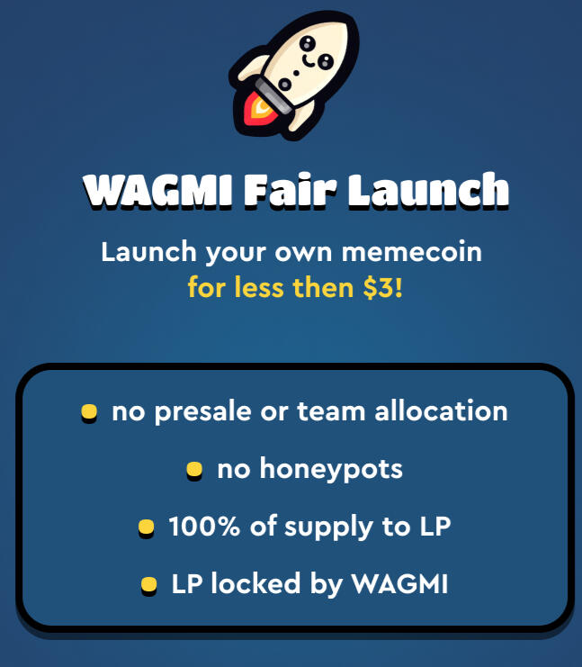 WAGMI fair launch